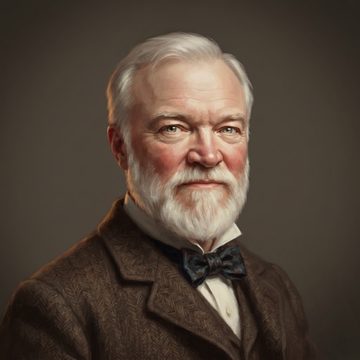 Portrait of Andrew Carnegie