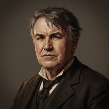 Portrait of Thomas Edison